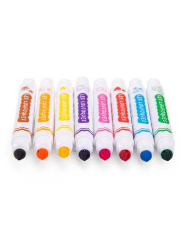 8 feutres tampons 2 en 1 Les... 8 feutres tampons 2 en 1 Les...