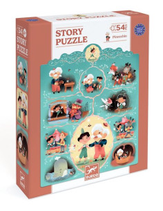 Story puzzle Pinocchio 54 pièces