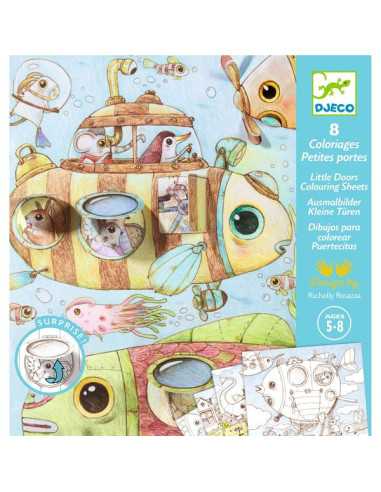 Coloriages Le voyage de Malo - Djeco Coloriages Le voyage de Malo - Djeco