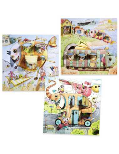 Coloriages Le voyage de Malo - Djeco Coloriages Le voyage de Malo - Djeco