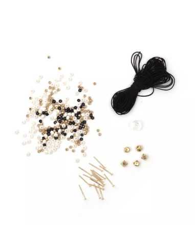 Kit bijoux or et noir - Graine Créative Kit bijoux or et noir - Graine Créative