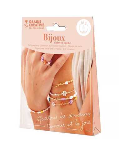 Kit bijoux perles et nacre - Graine...
