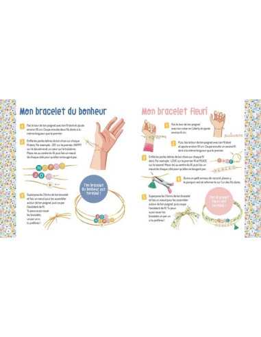 Mes bracelets à messages en liberty -... Mes bracelets à messages en liberty -...