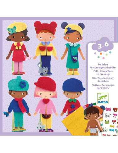 Collage de feutrine S’habiller de... Collage de feutrine S’habiller de...