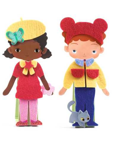 Collage de feutrine S’habiller de... Collage de feutrine S’habiller de...