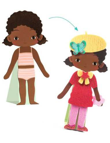 Collage de feutrine S’habiller de... Collage de feutrine S’habiller de...