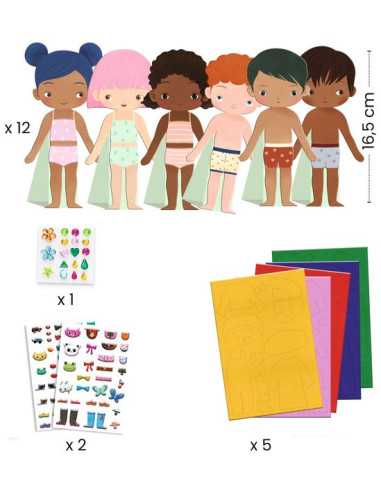 Collage de feutrine S’habiller de... Collage de feutrine S’habiller de...