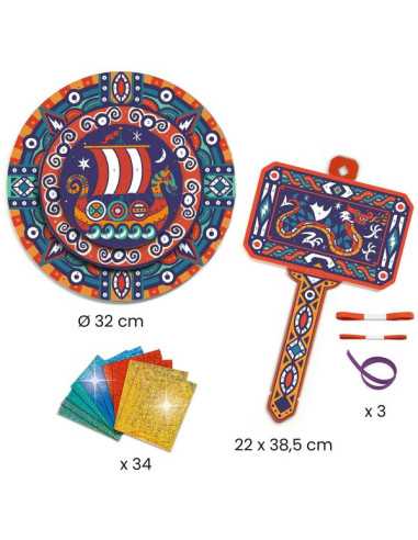 Bouclier et marteau à métalliser... Bouclier et marteau à métalliser...