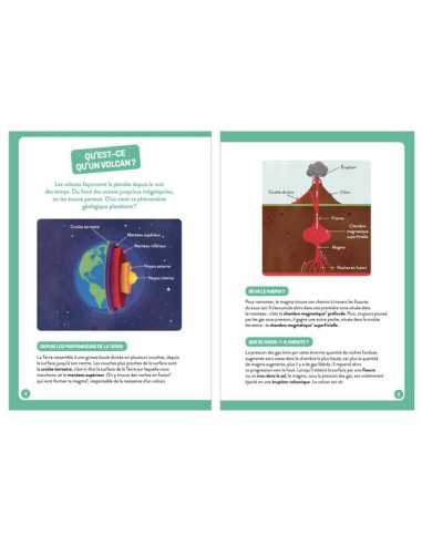 À la découverte des volcans - Auzou À la découverte des volcans - Auzou