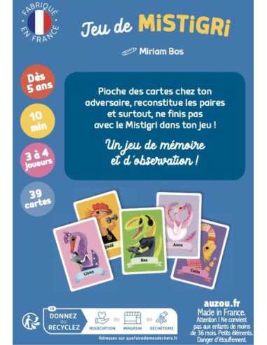 Jeu de Mistigri Dinosaures - Auzou Jeu de Mistigri Dinosaures - Auzou