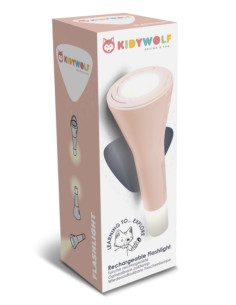 Lampe de poche rose...