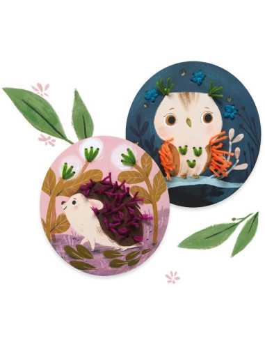 Enfilage laine Petit pas avec du fil... Enfilage laine Petit pas avec du fil...