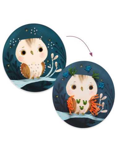 Enfilage laine Petit pas avec du fil... Enfilage laine Petit pas avec du fil...