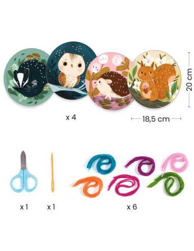 Enfilage laine Petit pas avec du fil... Enfilage laine Petit pas avec du fil...