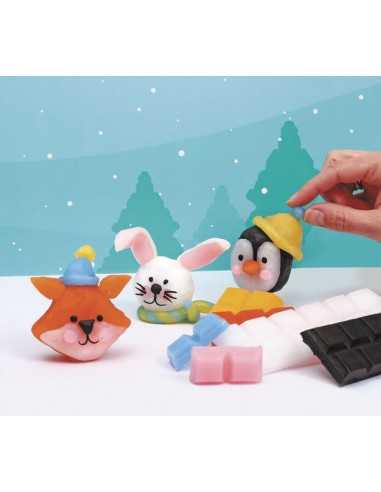 Kit bougies à modeler les copains en... Kit bougies à modeler les copains en...