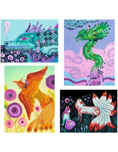 Mosaïques Créatures légendaires - Djeco Mosaïques Créatures légendaires - Djeco