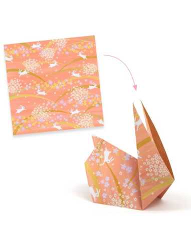 100 feuilles pour origami Haru - Djeco 100 feuilles pour origami Haru - Djeco