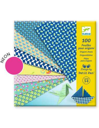 100 feuilles pour origami Natsu - Djeco 100 feuilles pour origami Natsu - Djeco