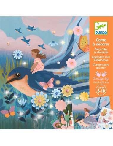 Contes à décorer Poucelina - Djeco Contes à décorer Poucelina - Djeco