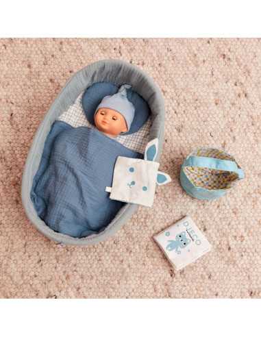 Poupée Baby Neige Pomea - Djeco Poupée Baby Neige Pomea - Djeco