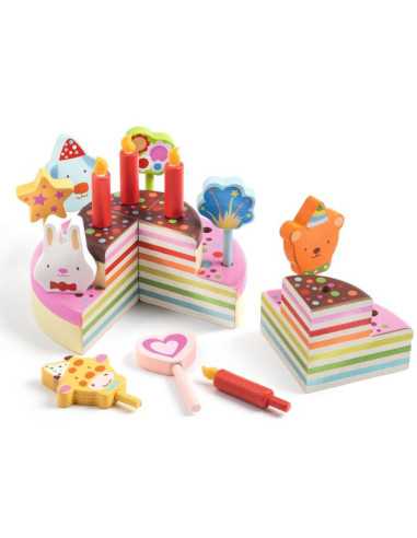 Gâteau Happy Birthday - Djeco Gâteau Happy Birthday - Djeco