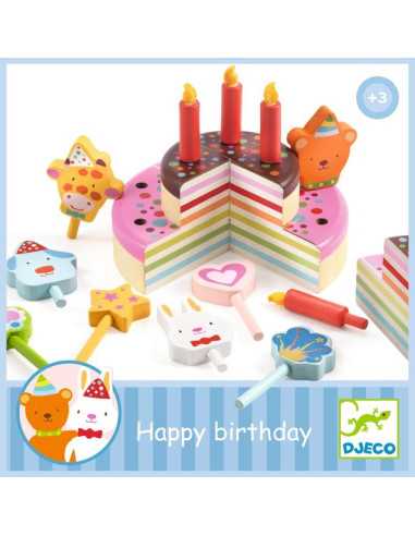 Gâteau Happy Birthday - Djeco Gâteau Happy Birthday - Djeco