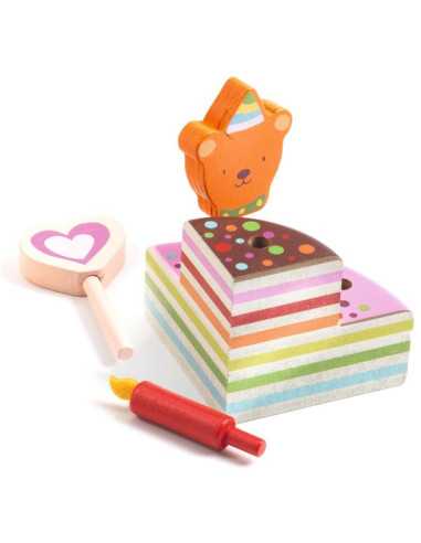 Gâteau Happy Birthday - Djeco Gâteau Happy Birthday - Djeco