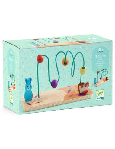 Boulier en bois RollCarott - Djeco Boulier en bois RollCarott - Djeco