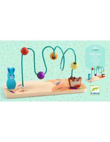 Boulier en bois RollCarott - Djeco Boulier en bois RollCarott - Djeco