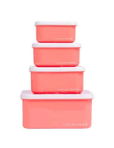 4 boites à goûter Fun - A Little... 4 boites à goûter Fun - A Little...