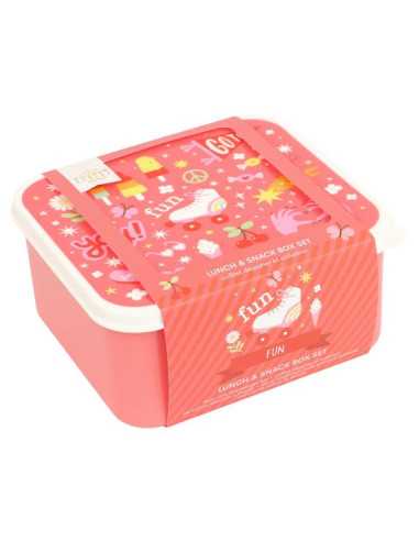 4 boites à goûter Fun - A Little... 4 boites à goûter Fun - A Little...