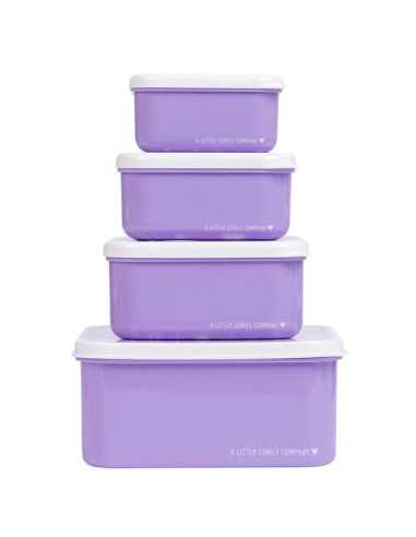 4 boites à goûter Licorne - A Little... 4 boites à goûter Licorne - A Little...