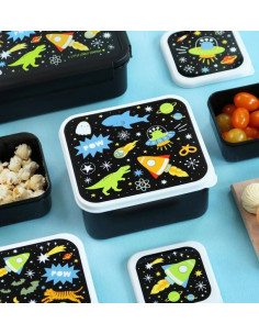 4 boites à goûter Galaxy -... 2