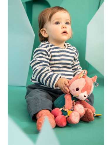 Peluche Jeanne chat multi-activités -... Peluche Jeanne chat multi-activités -...