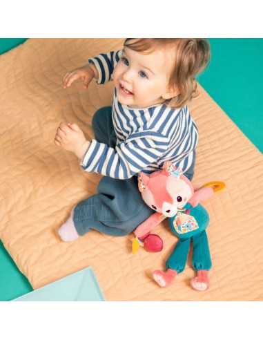 Peluche Jeanne chat multi-activités -... Peluche Jeanne chat multi-activités -...