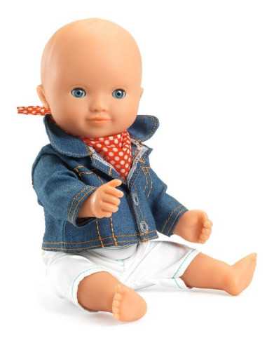 Vêtements de poupée Tenue Blue Jacket... Vêtements de poupée Tenue Blue Jacket...