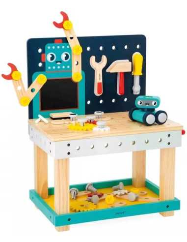 Grand établi Robot Brico'Kids - Janod Grand établi Robot Brico'Kids - Janod