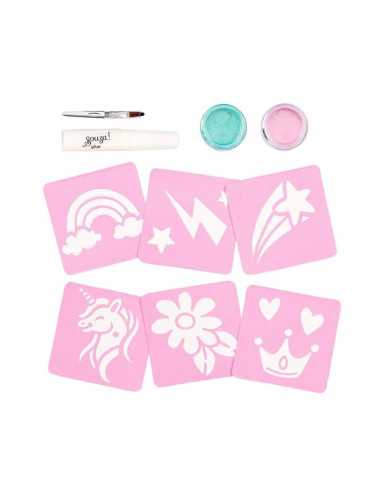 Set de tatouages glitter Licorne - Souza Set de tatouages glitter Licorne - Souza