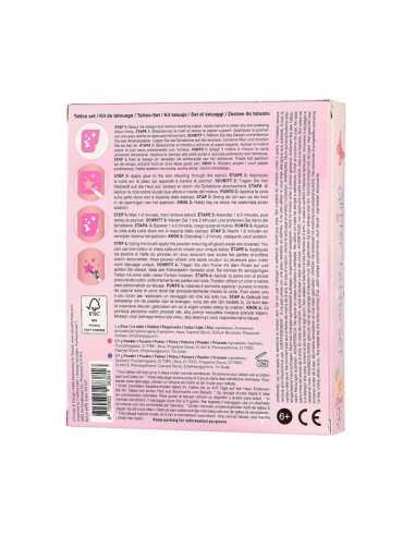 Set de tatouages glitter Princesse -... Set de tatouages glitter Princesse -...