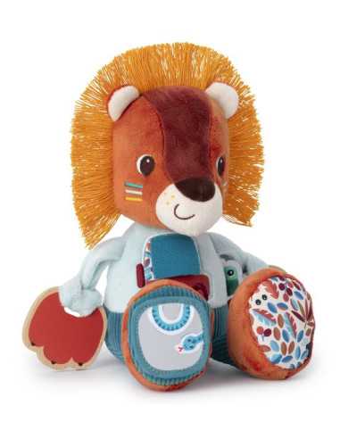 Peluche Jack lion multi-activités -... Peluche Jack lion multi-activités -...