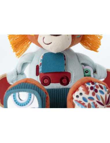 Peluche Jack lion multi-activités -... Peluche Jack lion multi-activités -...