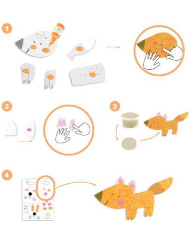 Peinture à doigts La Patouille - Djeco Peinture à doigts La Patouille - Djeco