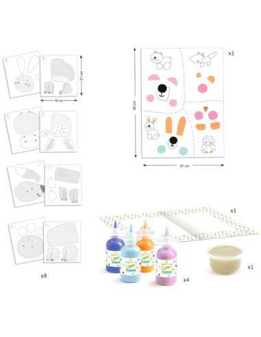 Peinture à doigts La Patouille - Djeco Peinture à doigts La Patouille - Djeco