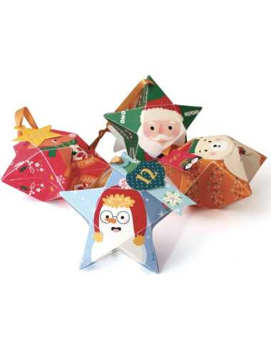 Calendrier de l'Avent Boites étoiles... Calendrier de l'Avent Boites étoiles...