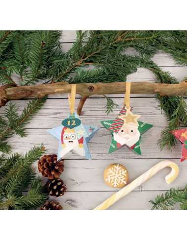 Calendrier de l'Avent Boites étoiles... Calendrier de l'Avent Boites étoiles...