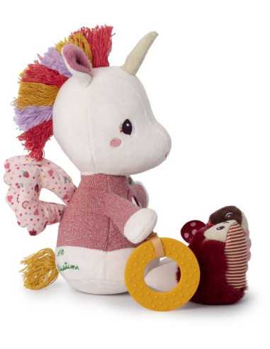 Peluche Léna licorne multi-activités... Peluche Léna licorne multi-activités...