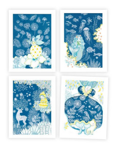 Cyanotype Au clair de la... 2
