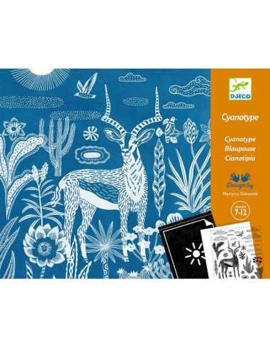 Cyanotype Savane nocturne - Djeco Cyanotype Savane nocturne - Djeco