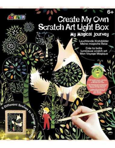 Boite lumineuse à gratter Voyage... Boite lumineuse à gratter Voyage...