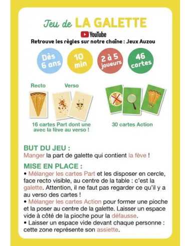 Jeu de la galette - Auzou Jeu de la galette - Auzou